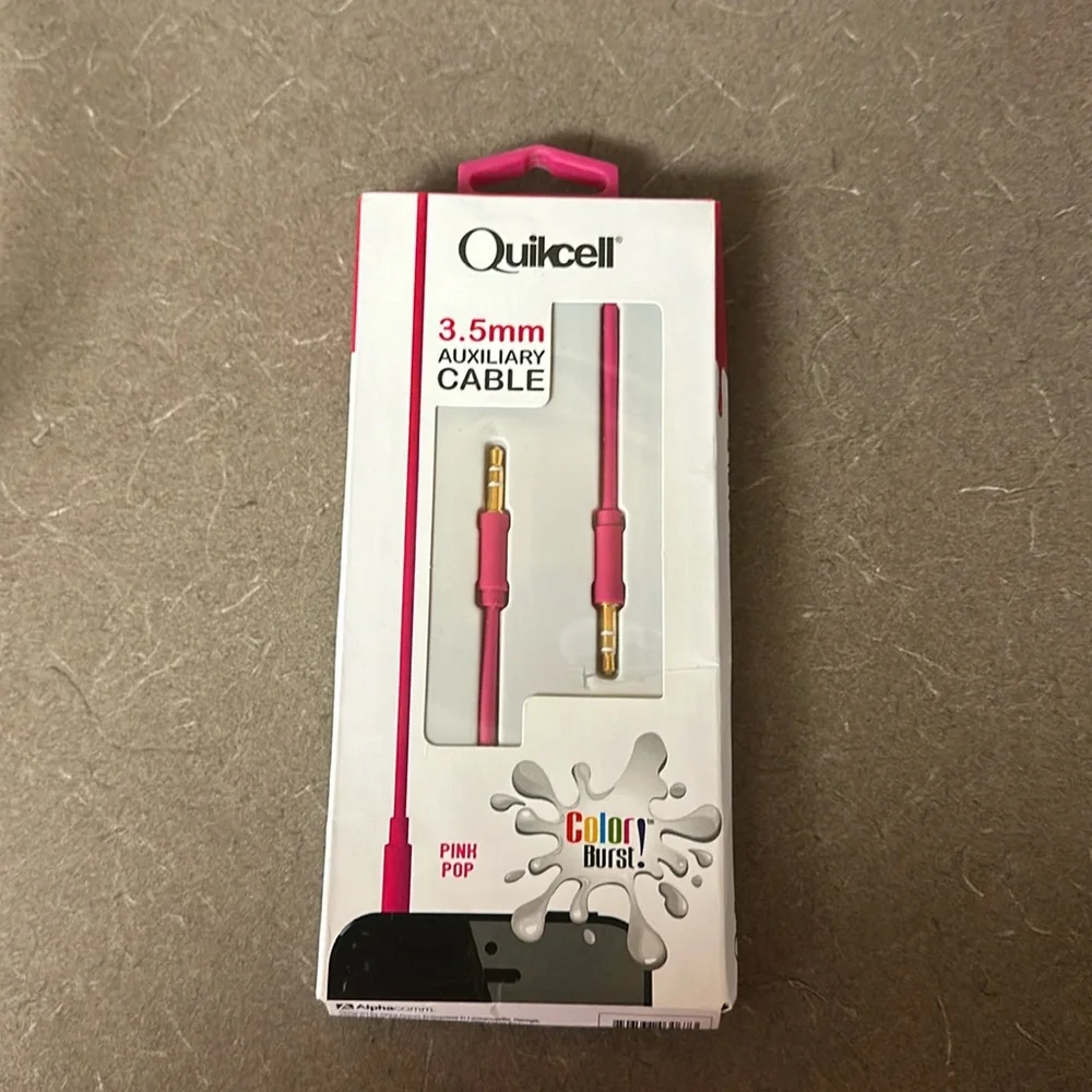 3.5mm auxiliary cable